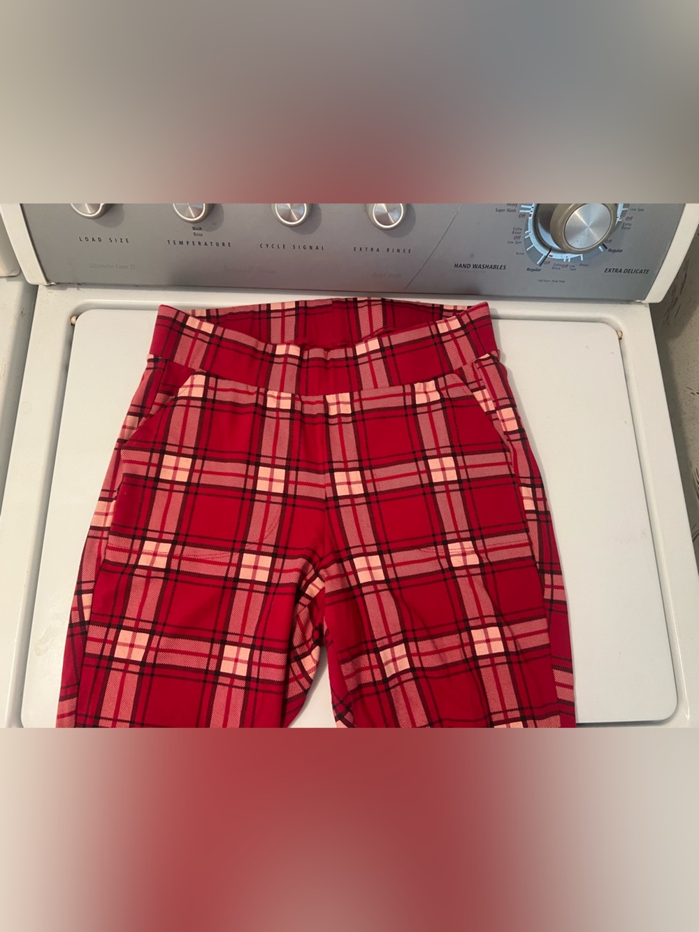 torrid Red Plaid Leggings